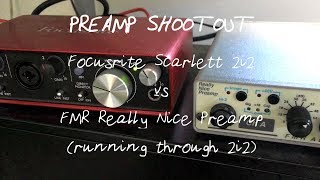 Video thumbnail for Focusrite 2i2 vs FMR RNP by JK