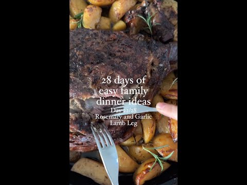 Rosemary and Garlic Lamb Leg