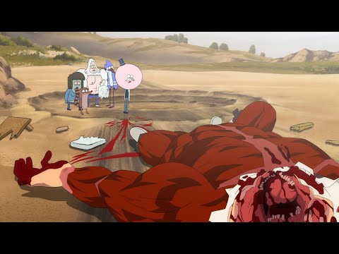 Defeat that viltrumite or you're fired! | Regular Show vs Conquest