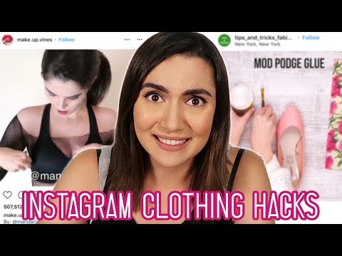 Trying Clickbait Clothing "Hacks" From Instagram