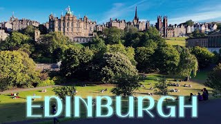 Edinburgh | Princes Street & Old Town at Night