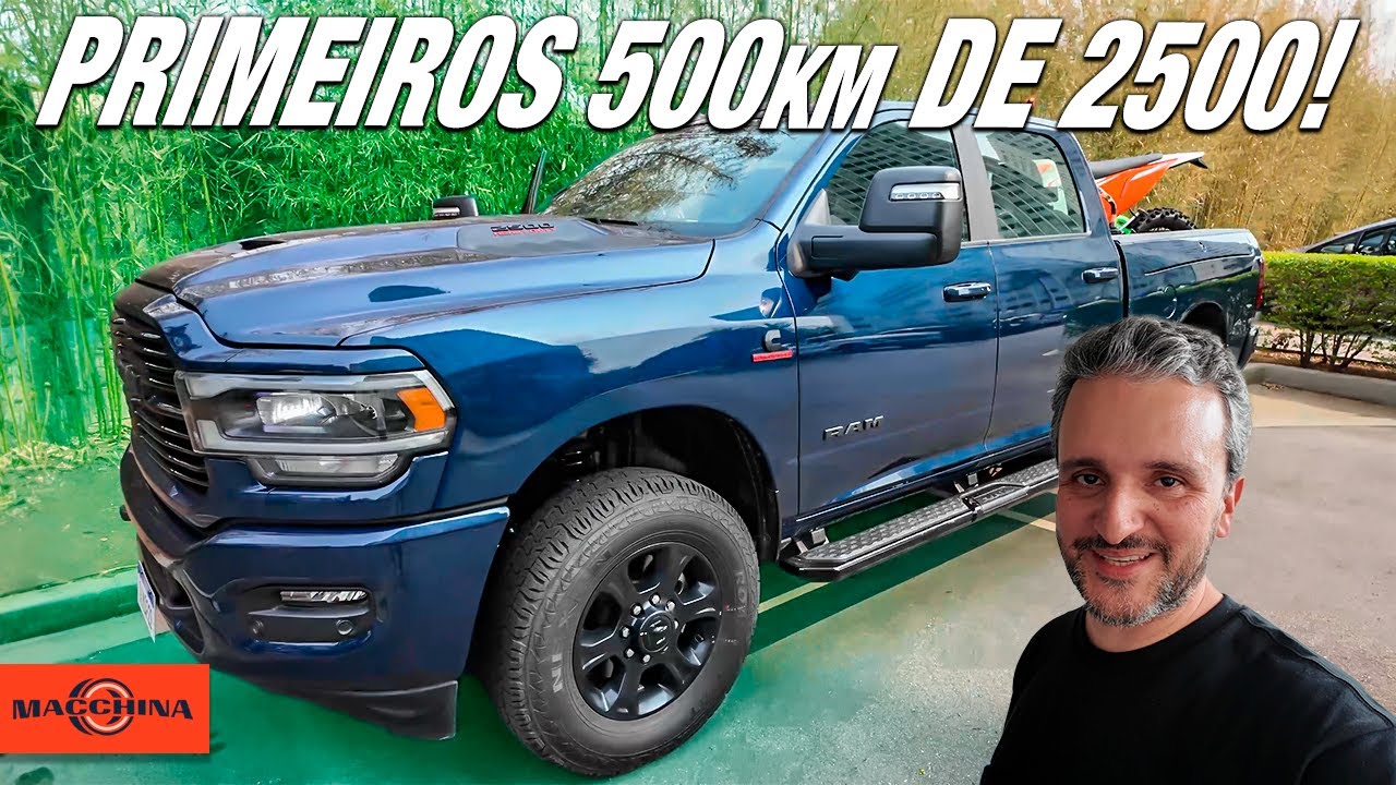 Primeiros momentos e primeira viagem com a RAM 2500 Night Edition!