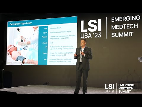 Tim Miller Presents Stimdia Medical at LSI USA '23