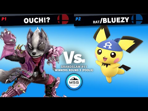 GrandSlam #11 / Ouch!? (Wolf) Vs. RAT | BlueZy (Pichu) (Winners Round 3)