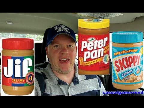 Reed Reviews Skippy vs Jif vs Peter Pan Peanut Butter Taste Test