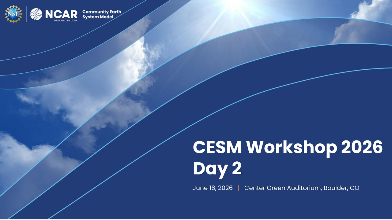 CESM 2026 — Day 2