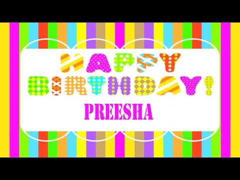 Preesha   Wishes & Mensajes - Happy Birthday