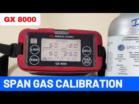 How to do calibration of Rekin Keiki Gx 8000