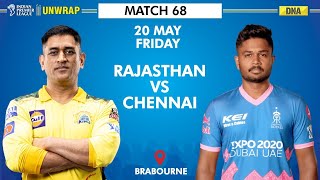 LIVE, DNA IPL Unwrap, RR vs CSK: Rajasthan Royals vs Chennai Super Kings | Live Analysis