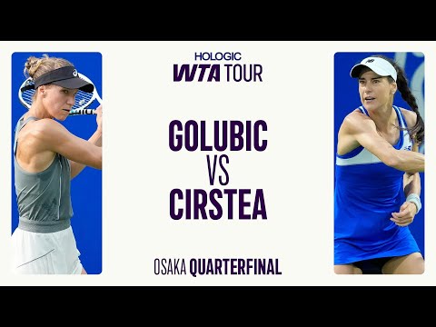 Viktorija Golubic vs. Sorana Cirstea | 2025 Osaka Quarterfinal | WTA Match Highlights