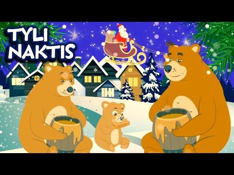 TYLI NAKTIS - Vaikiškos Dainelės • Vaikiška Kalėdinė Dainelė Lietuviškai