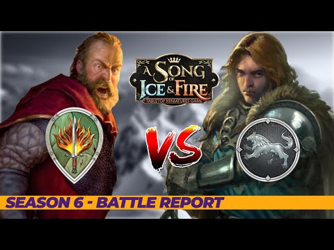 BROTHERHOOD WITHOUT BANNERS THOROS VS STARKS ROBB- BATTLE REPORT #8 - Dance with Dragons