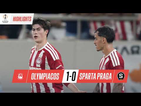 Olympiacos 1-0 Sparta Praha | HORMIGA GONZÁLEZ le da el TRIUNFO a su equipo | UEL | Resumen