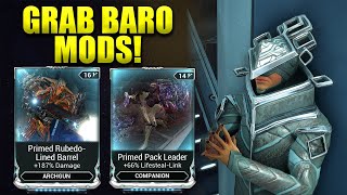 Warframe Baro Ki'Teer Brings Primed Rubedo Lined Barrel And Weapons!