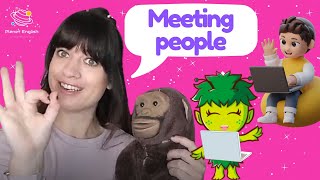 Meeting People | ESL Vocabulary Games for Kids