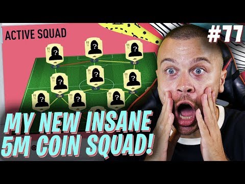 FIFA 20 MY NEW INSANE 5 MILLION COIN SQUAD for FUT CHAMPIONS! MY BEST RTG SQUAD in ULTIMATE TEAM