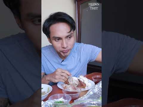 Heinn Thit - Mukbang (Eating show) of Chinese Food from The Bash Yangon