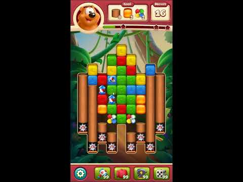 Toon Blast Level 6202 - NO BOOSTERS 🐻🐺🐱 | SKILLGAMING ✔️