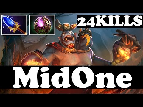 MidOne 8000 MMR Plays Ogre Magi WITH 24 KILLS - Dota 2