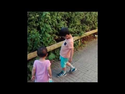 Duaa and Wajdan Feeding Birds || Summer CPH || Kids Playing with Birds||
