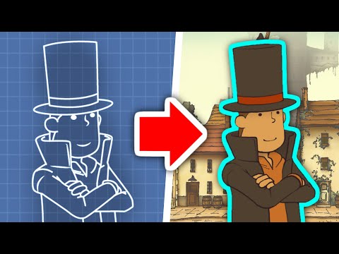 How was Professor Layton created?