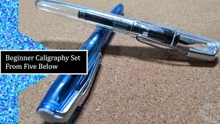 Beginner Calligraphy Fountain Pen Set From Five Below ASMR Review