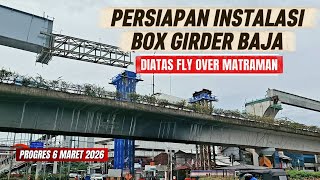Download lagu Update Terbaru❗️Persiapan Instalasi Box Girder Baja di atas Fly Over Matraman  6 Maret 2026 mp3