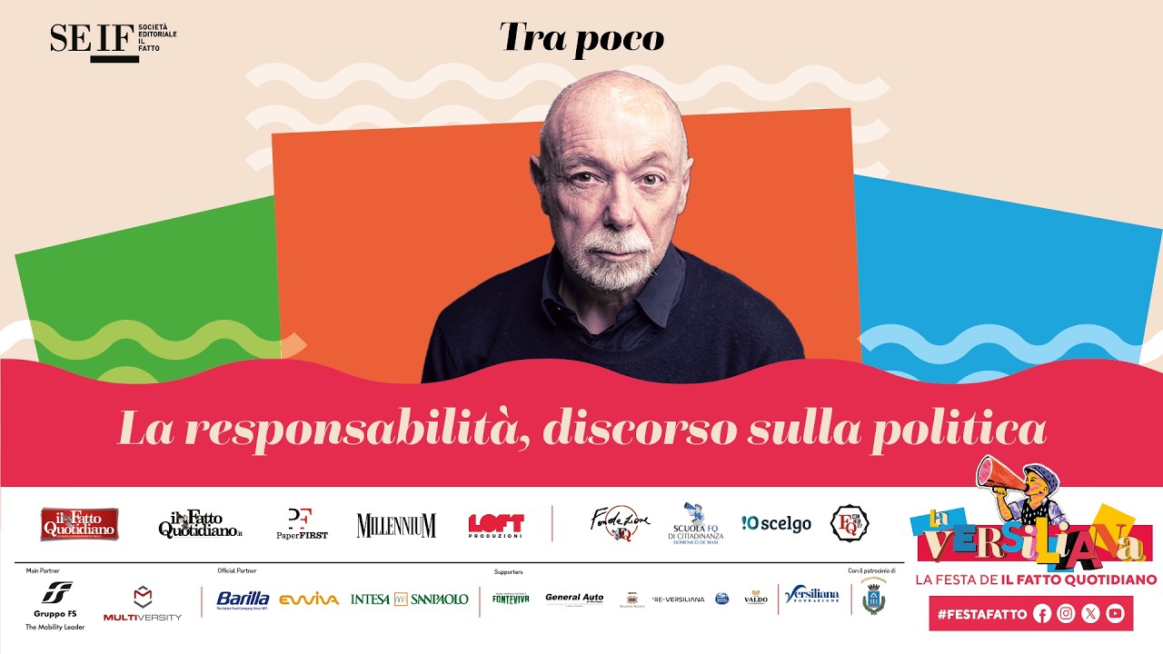 Paolo Nori: “La responsabilità, discorso sulla politica”