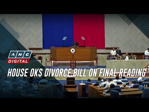 House OKs divorce bill on final reading ANC