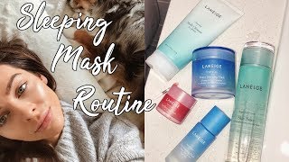 GLOWY SKIN OVERNIGHT | Sleeping Mask Routine