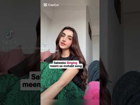 Meem SE mohabbat episode 21,22 cast sabeeka singing song#dananeer #shorts#ahadrazamir