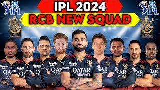 IPL 2024 | Royal Challengers Bangalore Squad | RCB Team Full Players List 2024 | RCB 2024 IPL Team