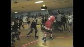 preview picture of video 'ACD ROLLER DERBY ACTION--JULY 09--PART 2'