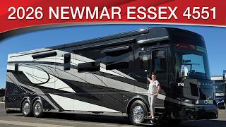 A preview image of the linked video showcasing 2026 Newmar Essex 4551