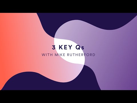 '3 Key Questions' with Mike Rutherford - Genesis & Mike + The Mechanics