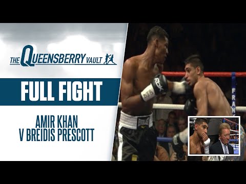 AMIR KHAN v BREIDIS PRESCOTT | SHOCK ONE ROUND KO & IMMEDIATE INTERVIEW | THE QUEENSBERRY VAULT