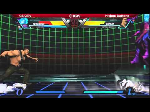 Ultimate Marvel vs  Capcom 3   GS Gilly vs  Hitbox Buttons   Day 2   Evo 2014