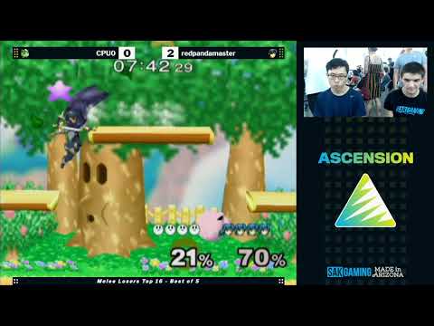 Ascension VII Melee Losers Quarters - CPU0 (Jigglypuff) vs redpandamaster (Marth)