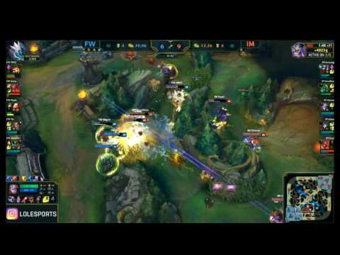 FW vs IM 閃狼再接再厲! 2016  英雄聯盟S6 世界大賽 精華片段