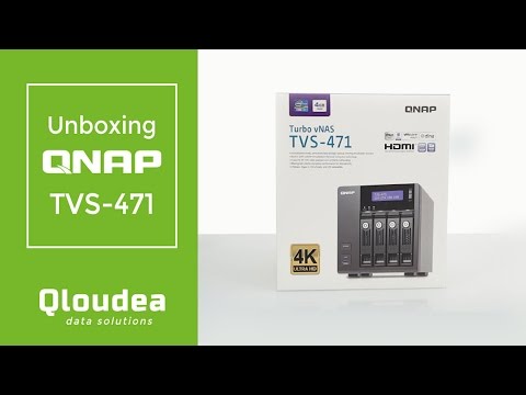 Unboxing QNAP TVS-471 Servidor NAS de 4 discos