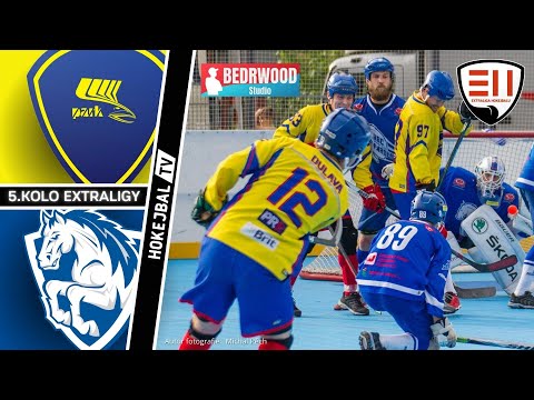 Highlights 5. kola Extraligy Hokejbalu - HC Kert Park Praha vs. HBC Pardubice | 28.9. 2022