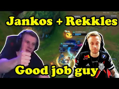 Jankos and Rekkles with a team the match was easy | G2 Jankos stream higlights