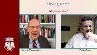 John Mearsheimer & Vishnu Som on  Why Leaders 