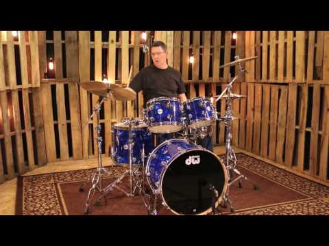 DW Collectors 22-10-12-16 Shel Pack in Blue Moonstone