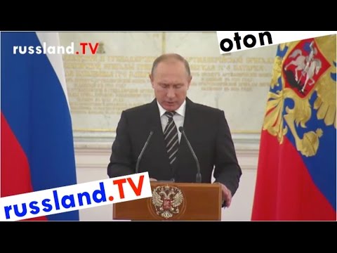 Putin auf deutsch zur Terrorismusbekämpfung [Video]