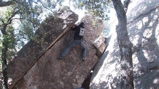 Video thumbnail of Problem 17 (Ermita - Talibans), 5. Arbolí