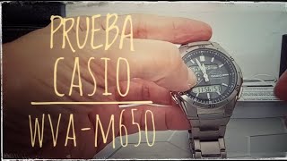 Prueba del Casio WVA-M650TD