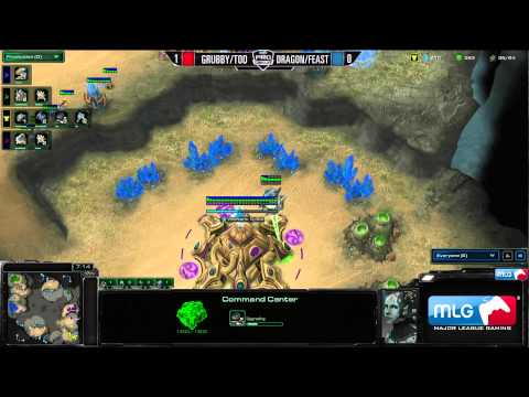 Grubby & ToD vs Dragon & Feast - Game 2 - MLG 2v2 Pro Invite
