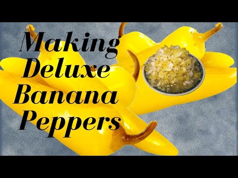 Deluxe Banana Peppers 🍌🌶 | Tangy hot sauce condiment