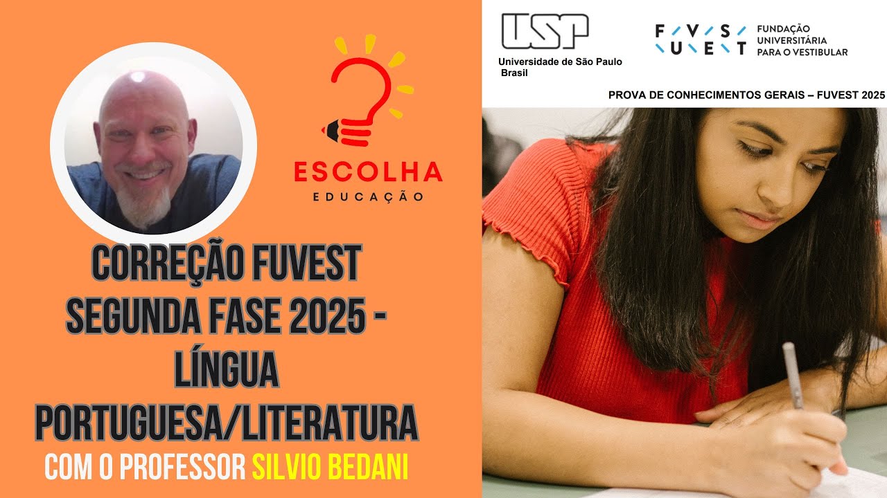 Correção FUVEST 2025 - 2ª fase - Língua Portuguesa e Literatura